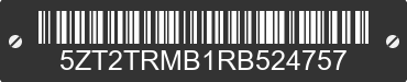 2024 FOREST RIVER Tracer 5ZT2TRMB1RB524757 VIN decoded
