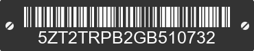 2016 FOREST RIVER Tracer 5ZT2TRPB2GB510732 VIN decoded
