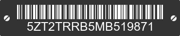 2021 FOREST RIVER Tracer 5ZT2TRRB5MB519871 VIN decoded