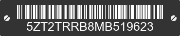 2021 FOREST RIVER Tracer 5ZT2TRRB8MB519623 VIN decoded