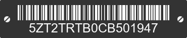 2012 FOREST RIVER Tracer 5ZT2TRTB0CB501947 VIN decoded