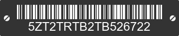 2026 FOREST RIVER Tracer 5ZT2TRTB2TB526722 VIN decoded
