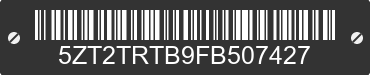 2015 FOREST RIVER Tracer 5ZT2TRTB9FB507427 VIN decoded