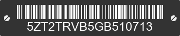 2016 FOREST RIVER Tracer 5ZT2TRVB5GB510713 VIN decoded