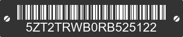 2024 FOREST RIVER Tracer 5ZT2TRWB0RB525122 VIN decoded