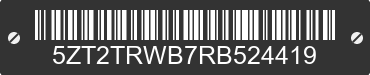 2024 FOREST RIVER Tracer 5ZT2TRWB7RB524419 VIN decoded