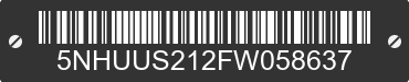 2015 FOREST RIVER US Cargo Round Top 5NHUUS212FW058637 VIN decoded