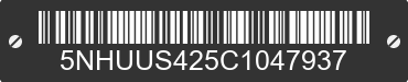2012 FOREST RIVER US Cargo 5NHUUS425C1047937 VIN decoded