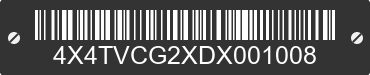 2013 FOREST RIVER V-Cross 4X4TVCG2XDX001008 VIN decoded