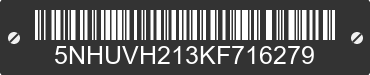 2019 FOREST RIVER Value Hauler 5NHUVH213KF716279 VIN decoded