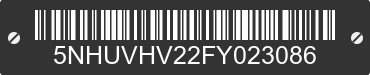 2015 FOREST RIVER Value Hauler 5NHUVHV22FY023086 VIN decoded
