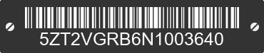 2022 FOREST RIVER Vengeance 5ZT2VGRB6N1003640 VIN decoded