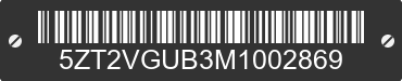 2021 FOREST RIVER Vengeance 5ZT2VGUB3M1002869 VIN decoded