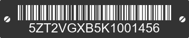 2019 FOREST RIVER Vengeance 5ZT2VGXB5K1001456 VIN decoded