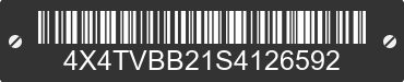 2025 FOREST RIVER Vibe 4X4TVBB21S4126592 VIN decoded