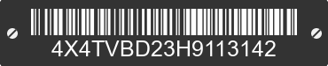 2017 FOREST RIVER Vibe 4X4TVBD23H9113142 VIN decoded