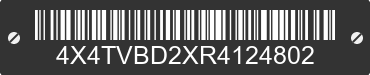2024 FOREST RIVER Vibe 4X4TVBD2XR4124802 VIN decoded