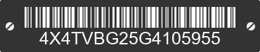2016 FOREST RIVER Vibe 4X4TVBG25G4105955 VIN decoded