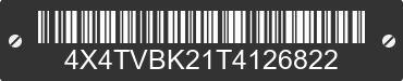 2026 FOREST RIVER Vibe 4X4TVBK21T4126822 VIN decoded