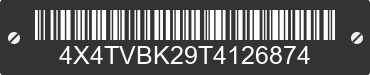 2026 FOREST RIVER Vibe 4X4TVBK29T4126874 VIN decoded