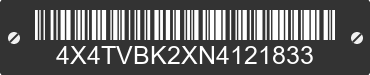 2022 FOREST RIVER Vibe 4X4TVBK2XN4121833 VIN decoded