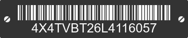 2020 FOREST RIVER Vibe 4X4TVBT26L4116057 VIN decoded