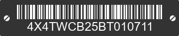2011 FOREST RIVER Wildcat 4X4TWCB25BT010711 VIN decoded