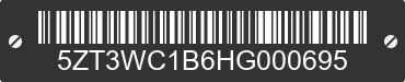 2017 FOREST RIVER Wildcat 5ZT3WC1B6HG000695 VIN decoded