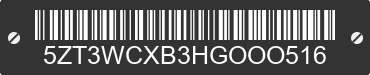 2017 FOREST RIVER Wildcat 5ZT3WCXB3HGOOO516 VIN decoded