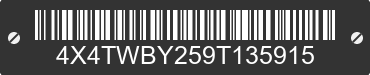 2009 FOREST RIVER Wildwood Laminated Towables 4X4TWBY259T135915 VIN decoded