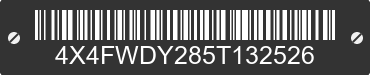 2005 FOREST RIVER Wildwood towables 4X4FWDY285T132526 VIN decoded