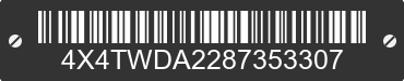 2008 FOREST RIVER Wildwood towables 4X4TWDA2287353307 VIN decoded