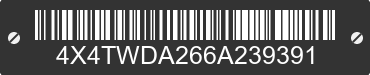 2006 FOREST RIVER Wildwood Towables 4X4TWDA266A239391 VIN decoded
