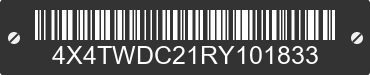 2024 FOREST RIVER Wildwood Towables 4X4TWDC21RY101833 VIN decoded
