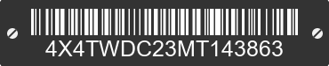2021 FOREST RIVER Wildwood Towables 4X4TWDC23MT143863 VIN decoded