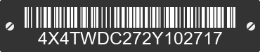 2002 FOREST RIVER Wildwood Towables 4X4TWDC272Y102717 VIN decoded