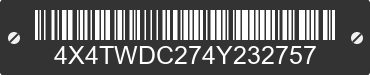 2004 FOREST RIVER Wildwood towables 4X4TWDC274Y232757 VIN decoded