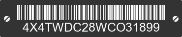 1998 FOREST RIVER Wildwood Towables 4X4TWDC28WCO31899 VIN decoded