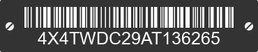 2010 FOREST RIVER Wildwood Towables 4X4TWDC29AT136265 VIN decoded