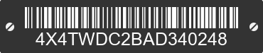 2010 FOREST RIVER Wildwood Towables 4X4TWDC2BAD340248 VIN decoded
