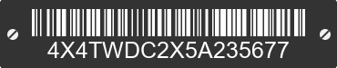 2005 FOREST RIVER Wildwood Towables 4X4TWDC2X5A235677 VIN decoded