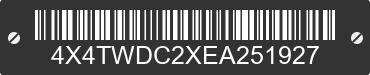 2014 FOREST RIVER Wildwood Towables 4X4TWDC2XEA251927 VIN decoded