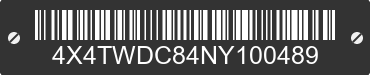 2022 FOREST RIVER Wildwood Towables 4X4TWDC84NY100489 VIN decoded