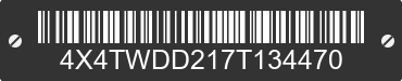 2007 FOREST RIVER Wildwood towables 4X4TWDD217T134470 VIN decoded