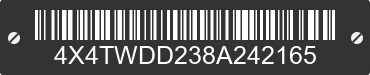 2008 FOREST RIVER Wildwood Towables 4X4TWDD238A242165 VIN decoded