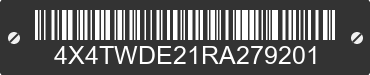 2024 FOREST RIVER Wildwood Towables 4X4TWDE21RA279201 VIN decoded
