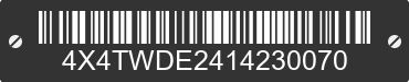 2001 FOREST RIVER Wildwood towables 4X4TWDE2414230070 VIN decoded