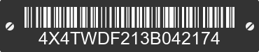 2003 FOREST RIVER Wildwood Towables 4X4TWDF213B042174 VIN decoded
