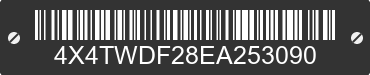 2014 FOREST RIVER Wildwood Towables 4X4TWDF28EA253090 VIN decoded