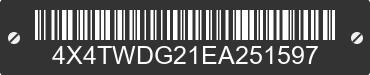 2014 FOREST RIVER Wildwood Towables 4X4TWDG21EA251597 VIN decoded